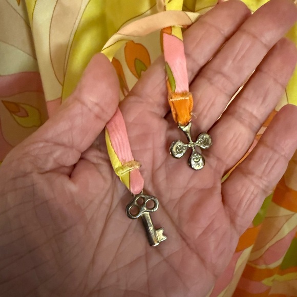 Zara SS22 Colorful Mod Satin Wide Leg Pants & Top l Set sz L - Picture 15 of 15